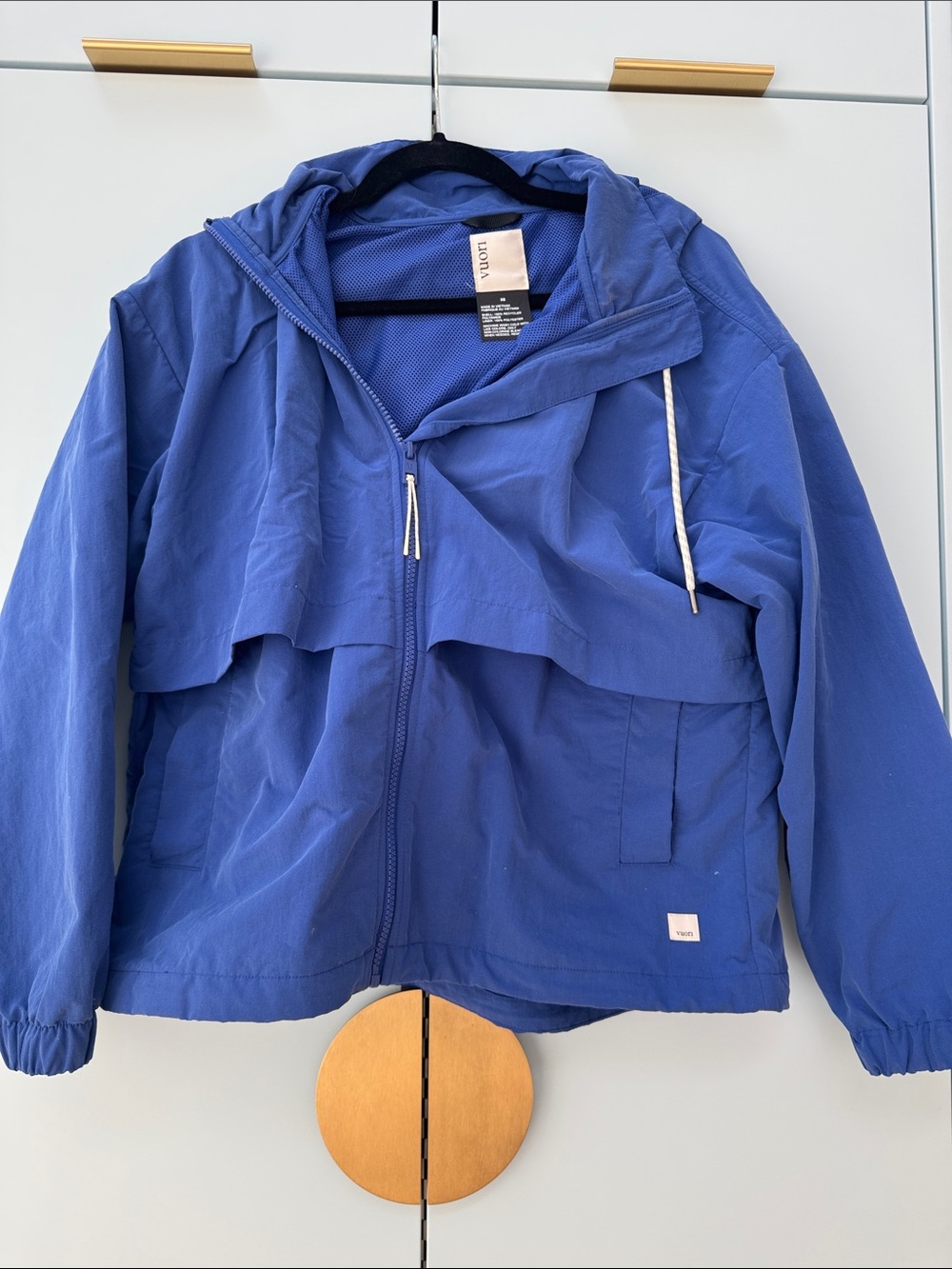 Vuori Blue Hooded Utility Jacket